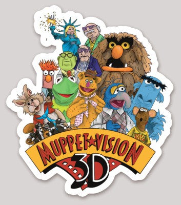 Muppet Vision 3D sticker
